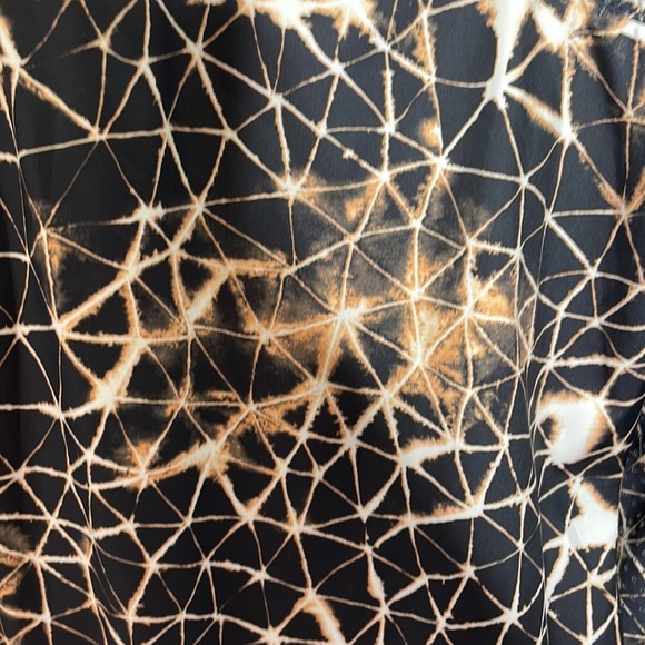 LULULEMON MISS MISTY II IN STAR CRUSHED RUNNING JACKET BLACK WHITE RUST SZ 6 - Picture 4 of 15